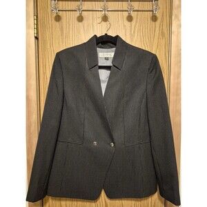TAHARI Women's Black Pinstripe Blazer,Size 12